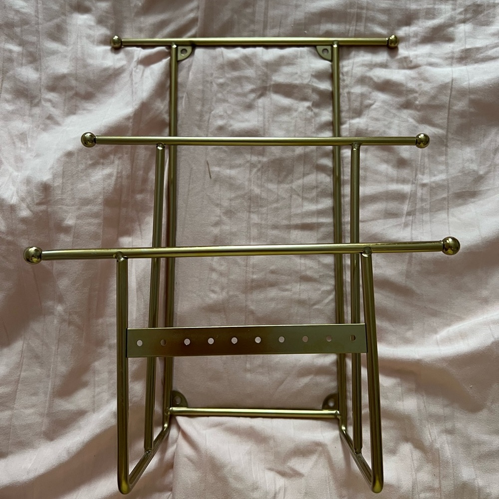Gold Jewelry Holder